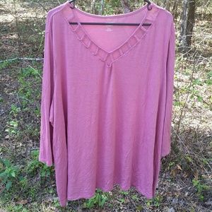 Avenue your tee size 30/32 pink shirt